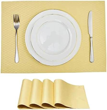 Omejoy Place Mats Set Of 4 – Rectangle Rectangular Waterproof Fabric Polyester Cloth Washable Wipeable Heat Resistant Placemats For Kitchen Dining Dinner Table Indoor 13 X 19 Inch Red 11 Omejoy Place Mats Set Of 4 – Rectangle Rectangular Waterproof Fabric Polyester Cloth Washable Wipeable Heat Resistant Placemats For Kitchen Dining Dinner Table Indoor 13 X 19 Inch Red - Image 11