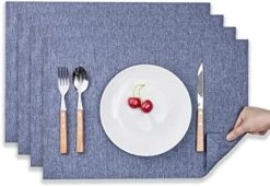 Cloth Placemats Set Of 4, Machine Washable Linen Style Thick Place Mats, Heat Resistant And Easy To Clean Fabric Table Mats For Kitchen Dining Table (13" X 19" (Set Of 4), Mocha) 26 Cloth Placemats Set Of 4, Machine Washable Linen Style Thick Place Mats, Heat Resistant And Easy To Clean Fabric Table Mats For Kitchen Dining Table (13" X 19" (Set Of 4), Mocha) -Generic Furniture Shop 418Bvz5uXHL. AC