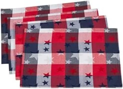 Checkered Stardom Collection Traditional Plaid 70 X 70 Inch Tablecloth – Multicolor Table Cover For Banquets, National Holidays, Special Events And Home Décor -Generic Furniture Shop 418P2THUU2L. AC