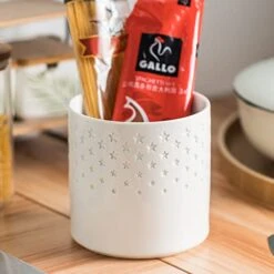 Kitchen Utensil Holder For Countertop, Cooking Utensils Crock, Large Ceramic Utensil Holder For Spatula Slotted & Solid Spoon, Soup Ladle And Etc. Farmhouse Kitchen Decor, White 7 Kitchen Utensil Holder For Countertop, Cooking Utensils Crock, Large Ceramic Utensil Holder For Spatula Slotted & Solid Spoon, Soup Ladle And Etc. Farmhouse Kitchen Decor, White -Generic Furniture Shop 418wDtxRo1L