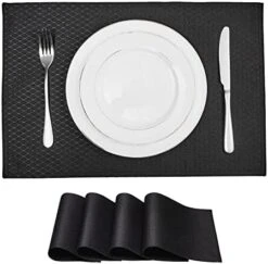 Omejoy Place Mats Set Of 4 – Rectangle Rectangular Waterproof Fabric Polyester Cloth Washable Wipeable Heat Resistant Placemats For Kitchen Dining Dinner Table Indoor 13 X 19 Inch Red 23 Omejoy Place Mats Set Of 4 – Rectangle Rectangular Waterproof Fabric Polyester Cloth Washable Wipeable Heat Resistant Placemats For Kitchen Dining Dinner Table Indoor 13 X 19 Inch Red -Generic Furniture Shop 41CFnqT8aJL. AC