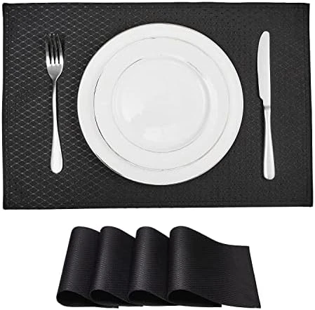 Omejoy Place Mats Set Of 4 – Rectangle Rectangular Waterproof Fabric Polyester Cloth Washable Wipeable Heat Resistant Placemats For Kitchen Dining Dinner Table Indoor 13 X 19 Inch Red 9 Omejoy Place Mats Set Of 4 – Rectangle Rectangular Waterproof Fabric Polyester Cloth Washable Wipeable Heat Resistant Placemats For Kitchen Dining Dinner Table Indoor 13 X 19 Inch Red - Image 9