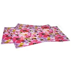 50 Disposable Floral Paper Place Mats 11”x 17” Rectangle Colorful Watercolor Flowers Place Mat For Spring Flower Blooms Table Setting Mat Dinner Bridal Shower Wedding Graduation Party Decor -Generic Furniture Shop 41EZkga5MXL