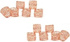 Bronze Napkin Rings Set Of 12, For Harvest, Napkin Rings Thanksgiving, Christmas, Napkin Ring Holder, Party Decoration, Dinning Table, Everyday, Gatherings, Napkin Rings Bulk -Generic Furniture Shop 41GPtfSvzCL. AC
