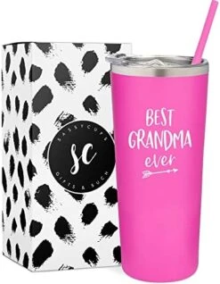 Best Grandma Ever Insulated Tumbler Cup With Straw And Lid - Grandparent Christmas Present Coffee Mug - World's Best Grandma Gift From Grandkids For Birthday - New Grandma Tumbler - Grandma Gifts -Generic Furniture Shop 41HAoupJ51L. AC