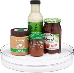 FridgeView Fridge Turntable, Lazy Susan Organizer For Refrigerator Storage, 11” , White -Generic Furniture Shop 41HY VQIaLL. AC