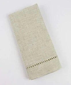 Toscana Handmade Hemstitch Contemporary Linen Blend 14"x20" Placemats, Set Of 4 -Generic Furniture Shop 41JkTGSKoAL. AC