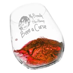 Golden Girls Inspired Stemless Wine Glass Set Of 4 (15 Oz)- USA MADE-Funny Novelty Glasses For Party, Event, Girls Night-Gift For Mom, Women Best Friend- Fun Drinking For Bachelorette Parties -Generic Furniture Shop 41KueSNxx8L