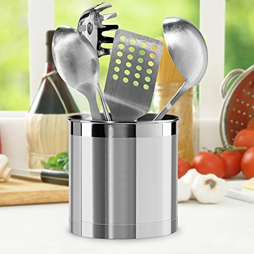 Ggi Jumbo Stainless Steel Utensil Holder, 7" 2 Ggi Jumbo Stainless Steel Utensil Holder, 7" - Image 2