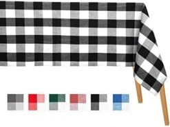 Rectangle Table Cloth, Cotton Tablecloth - Beige Tablecloth Rectangle, Buffalo Plaid Tablecloth, Farmhouse Tablecloth - Linen Tablecloth, Cotton Tablecloth For Rectangle Table - 63x109 Beige & Cream -Generic Furniture Shop 41LJBMEo8cL. AC