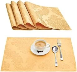 Omejoy Place Mats Set Of 4 – Rectangle Rectangular Waterproof Fabric Polyester Cloth Washable Wipeable Heat Resistant Placemats For Kitchen Dining Dinner Table Indoor 13 X 19 Inch Red 26 Omejoy Place Mats Set Of 4 – Rectangle Rectangular Waterproof Fabric Polyester Cloth Washable Wipeable Heat Resistant Placemats For Kitchen Dining Dinner Table Indoor 13 X 19 Inch Red -Generic Furniture Shop 41LLJ4djpvL. AC