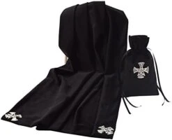 BLESSUME Altar Tarot Card Table Cloth With Tarot Bag Divination Wicca Velvet (Blue 5) -Generic Furniture Shop 41Lby8avgKL. AC