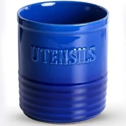 Kitchen Utensil Holder, Ceramic Utensil Crock Organizer For Countertop, H 7"x W6" Large Cooking Utensil Holder With Anti-slip Cork Bottom For Home Décor, Christmas Red -Generic Furniture Shop 41OUnbPhG3L. AC