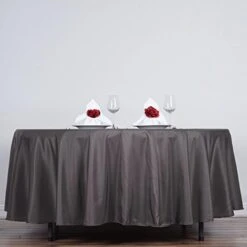 6 Pcs 108 Inch White Round Polyester Tablecloths Fabric Table Cover Linens For Wedding Party Banquet Reception Events Kitchen Dining -Generic Furniture Shop 41OqRyERO8L. AC