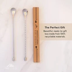 Spoon Set – Drink Mixing Spoons For Mixing Glass Or Shaker – Stainless Steel Cocktail Stirrer Set – Heavyweight Drink Stirrers – Professional-Quality Mixing Spoon Set (12”, Set Of 2) -Generic Furniture Shop 41ROogm9xOL