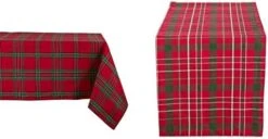 Farmhouse Christmas Plaid Dining Table & Kitchen Décor, Holiday Placemat Set, 13x19, Red & Green, 6 Count -Generic Furniture Shop 41TWjb0W1tL. AC