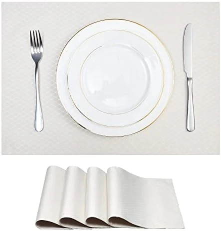 Omejoy Place Mats Set Of 4 – Rectangle Rectangular Waterproof Fabric Polyester Cloth Washable Wipeable Heat Resistant Placemats For Kitchen Dining Dinner Table Indoor 13 X 19 Inch Red 8 Omejoy Place Mats Set Of 4 – Rectangle Rectangular Waterproof Fabric Polyester Cloth Washable Wipeable Heat Resistant Placemats For Kitchen Dining Dinner Table Indoor 13 X 19 Inch Red - Image 8