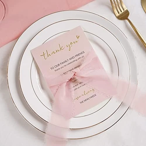 Wedding Thank You Place Setting Cards, 50 Pieces Place Cards For Table Setting, Table Place Cards For Wedding Favors, Receptions, Dinner Parties, Events And Celebrations (4 X 6 In, Floral) 15 Wedding Thank You Place Setting Cards, 50 Pieces Place Cards For Table Setting, Table Place Cards For Wedding Favors, Receptions, Dinner Parties, Events And Celebrations (4 X 6 In, Floral) - Image 15