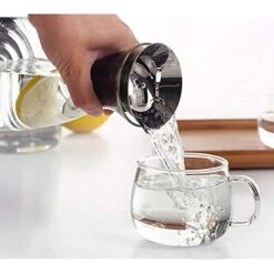 55 Oz Heat Resistant Borosilicate Water Carafe Glass Pitcher With Stainless Steel Flow Lid -Generic Furniture Shop 41VKaoNG8gL