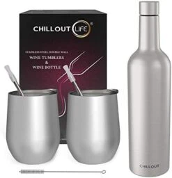 Stainless Steel Wine Tumblers 2 Pack 12 Oz - Double Wall Vacuum Insulated Wine Cups With Lids And Straws Set For Coffee, Wine, Cocktails (Rose Gold) -Generic Furniture Shop 41VbVVqKsCL. AC