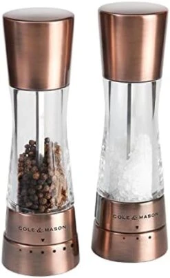 Cole & Mason OLE & MASON Derwent Salt And Pepper Grinder Set - Stainless Steel Mills Include Gift Box, Gourmet Precision Mechanisms And Premium Sea Salt And Peppercorns -Generic Furniture Shop 41Vo9fOoCEL. AC