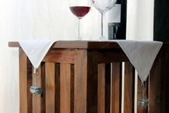 VW Collection - Volkswagen Samba Bus T1 Camper Van 3D Tablecloth Weights With Metal Clips (4-pc Set/Vintage Silver) -Generic Furniture Shop 41W9iRxabhL