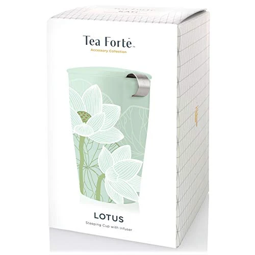 Lotus Kati Steeping Cup, 12oz Ceramic Tea Infuser Mug With Lid For Steeping Loose Leaf Tea, Tea Infuser Cup For Tea Lovers, Tea Gifts 2 Lotus Kati Steeping Cup, 12oz Ceramic Tea Infuser Mug With Lid For Steeping Loose Leaf Tea, Tea Infuser Cup For Tea Lovers, Tea Gifts - Image 2