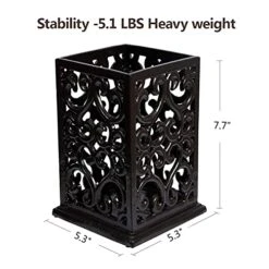 Decorative Kitchen Utensil Holder,Vintage Cooking Utensil Organizer Cast Iron Utensil Holder For Cooking Tools, Coffee Gold 11 Decorative Kitchen Utensil Holder,Vintage Cooking Utensil Organizer Cast Iron Utensil Holder For Cooking Tools, Coffee Gold -Generic Furniture Shop 41WyogvjrFS