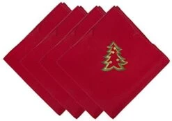 Pandora Collection Holiday Christmas Tree Tablecloth - 2 Colors (Red, 16"x68" Table Runner) -Generic Furniture Shop 41X vaiGvuL. AC