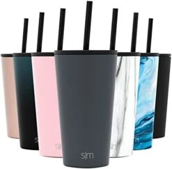 Insulated Tumbler With Lid And Straw | Iced Coffee Cup Reusable Stainless Steel Water Bottle Travel Mug | Gifts For Women Men Her Him | Classic Collection | 24oz | Pretty In Floral -Generic Furniture Shop 41XnXqxyh9L. AC