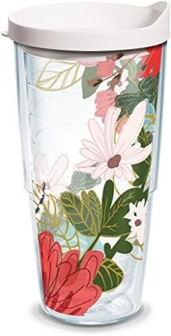 Tervis Made In USA Double Walled Mellow Floral Insulated Plastic Tumbler Cup Keeps Drinks Cold & Hot -Generic Furniture Shop 41Y2erCI5PL. AC