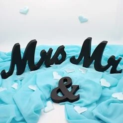 Large Mr And Mrs Sign Wedding Table Decorations, Mr & Mrs Letters Display Stand Figures For Sweetheart Table, Photo Props, Wedding Decorations, Anniversary Wedding Shower Gift (Royal Blue) -Generic Furniture Shop 41ZExsWbmfL. AC