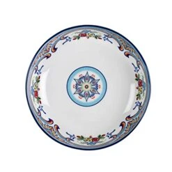 Zanzibar Collection Pasta Bowl Sets, Set Of 4, Spanish Floral Design, Multicolor Blue -Generic Furniture Shop 41ZzYvS3KwL