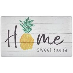 SoHome Cozy Living Anti-Fatigue Kitchen Mat, Pineapple Themed Kitchen Runner Rug For Floor, Non Slip, Stain Resistant, Easy Clean, 1/2 Inch Thick Comfort Chef Mat, 20" X 36", Home Pineapple