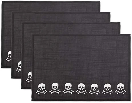 Halloween Party Tabletop Decor, Reusable & Machine Washable Cotton Fabric, Tablecloth, 70" Round, Spooky Portraits 9 Halloween Party Tabletop Decor, Reusable & Machine Washable Cotton Fabric, Tablecloth, 70" Round, Spooky Portraits - Image 9