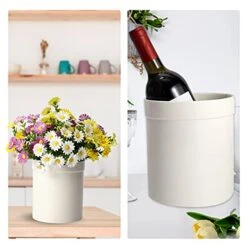 Ceramic Kitchen Utensil Holder, Utensil Crock Large Utensils Holder For Kitchen Decor, Cooking Tool Utensils Caddy For Countertop, White -Generic Furniture Shop 41bsjGCLIRL