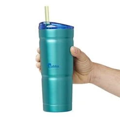 Ubba Envy S Vacuum-Insulated Stainless Steel Tumbler With Lid And Straw, 24oz Reusable Iced Coffee Or Water Cup, BPA-Free Travel Tumbler, Island Teal -Generic Furniture Shop 41c2580dOrL