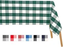Rectangle Table Cloth, Cotton Tablecloth - Beige Tablecloth Rectangle, Buffalo Plaid Tablecloth, Farmhouse Tablecloth - Linen Tablecloth, Cotton Tablecloth For Rectangle Table - 63x109 Beige & Cream -Generic Furniture Shop 41cduhz8J3L. AC