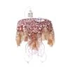 Small Square Tablecloth Pink Lace Edge Table Toppers Lace Table Cloth For Wedding Party Home Kitchen Living Room