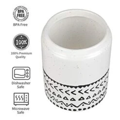 Kopmath Ceramic Utensil Holder For Countertop, Large Utensil Crock, Thick & Sturdy, Dishwasher Safe, Cute Starry-Sky Bohemian, Closure Mouth, Easy To Hold, Cooking Utensils Holder For Kitchen Décor 9 Kopmath Ceramic Utensil Holder For Countertop, Large Utensil Crock, Thick & Sturdy, Dishwasher Safe, Cute Starry-Sky Bohemian, Closure Mouth, Easy To Hold, Cooking Utensils Holder For Kitchen Décor -Generic Furniture Shop 41duC9endfL