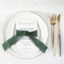 Wedding Thank You Place Setting Cards, 50 Pieces Place Cards For Table Setting, Table Place Cards For Wedding Favors, Receptions, Dinner Parties, Events And Celebrations (4 X 6 In, Floral) 25 Wedding Thank You Place Setting Cards, 50 Pieces Place Cards For Table Setting, Table Place Cards For Wedding Favors, Receptions, Dinner Parties, Events And Celebrations (4 X 6 In, Floral) -Generic Furniture Shop 41eajfUgXL. AC