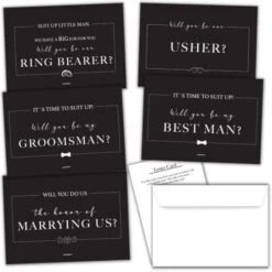 13 Pack Will You Be My Groomsman, Best Man Proposal Card Set Including Officiant Proposal Card, Will You Be My Ring Bearer, Will You Be Our Usher Card - Groomsmen Proposal Cards Set To Complement Will You Be My Bridesmaid Cards (Groom Notecards) -Generic Furniture Shop 41fnfGg84tL. AC