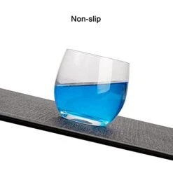 Placemats Washable, Place Mats Faux Leather Double Side, Placemat Easy To Clean, Table Mat Waterproof Wipeable, Table Mats Set Of 4 (Gray/Blue) -Generic Furniture Shop 41fpnN7HrwL