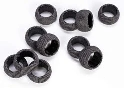 Sequin Beaded Napkin Rings Set, Handmade, Set Of 12, Beaded Napkin Holders, Hand Made By Skilled Artisans - Perfect For Parties, Any Events, Regular Home Use, Family Dinners, Holidays- Red Multi -Generic Furniture Shop 41fwp98 UIL. AC