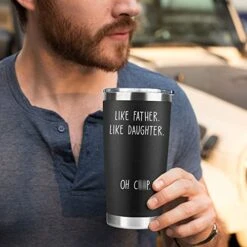 Ifts For Dad From Daughter - Dad Birthday Gift From Daughter - Dad Gifts For Fathers Day - Funny Gifts Ideas For Papa, Father, Step Dad, New Dad, First Time Dad To Be, Husband, Men - 20 OZ Tumbler -Generic Furniture Shop 41gO6zlhExL