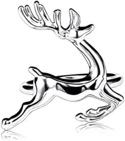 Set Of 8 Christmas Wreath Napkin Rings Set- Diamond Wreath Xmas Napkin Ring Holders For Cloth Napkins, Christmas Holiday Party Dinner Table Decoration -Generic Furniture Shop 41gROotpVSL. AC