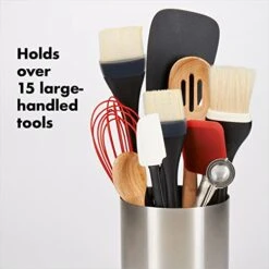 OXO Good Grips Stainless Steel Rotating Utensil Holder -Generic Furniture Shop 41hiiyMQSVL
