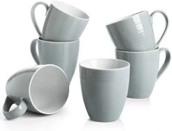 Coffee Mugs, Coffee Mugs Set Of 6, 17 Oz Ceramic Coffee Cups With Handle, Large Coffee Mug, Ceramic Mugs For Coffee Tea And Cocoa Turquoise -Generic Furniture Shop 41htsvNzrwL. AC