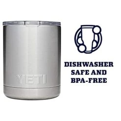 Yeti Rambler 10 Oz Lowball, Vacuum Insulated, Stainless Steel With Standard Lid -Generic Furniture Shop 41i0ecuOWvL