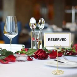 Place Cards Pack Of 100 - Small Tent Cards With Gold Foil Border - Perfect For Weddings, Banquets, Events,Table Cards,Name Cards -Generic Furniture Shop 41jAgBGQJBL